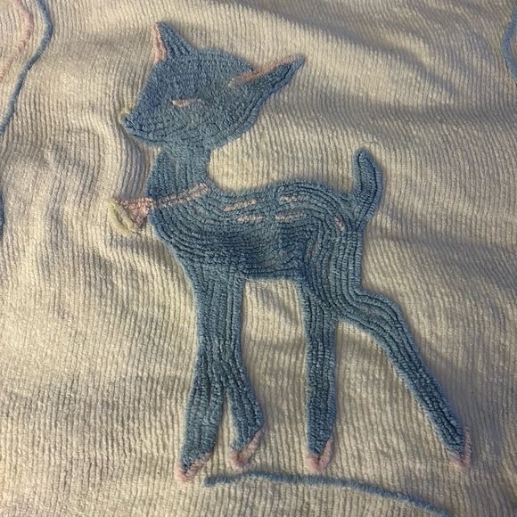 Bedding Vintage Chenille Baby Blanket Poshmark